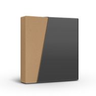 blank paper box template N14