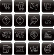 Online shop icons N15