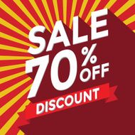 Sale 70 off discount