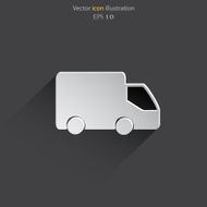 Vector delivery web icon