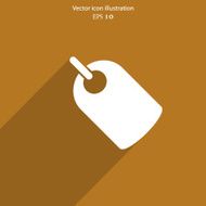 Vector label web icon N8