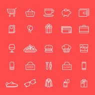 Shopping Icons N239