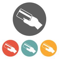 credit card in hand icon N2