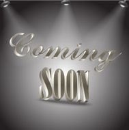 Coming soon vector image