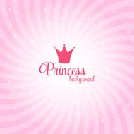 Princess Abstract Background Vector Illustration N5