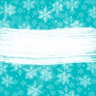Blue winter celebration decoration