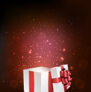 Gift box with red bow N5