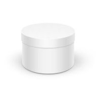 White Round Box