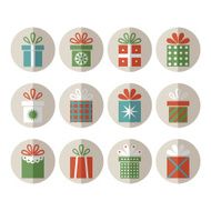 Set of flat gift packages Christmas gifts N2