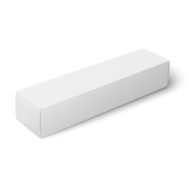 White paper box template N3