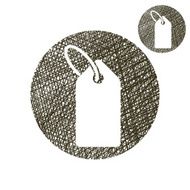 Tag retail theme vector icon isolated