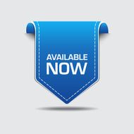 Available Now Label Icon Set