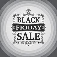 vintage Black friday sale business poster