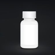 white plastic medical container N2