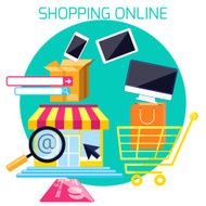 Internet shopping process and delivery N8