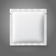 Blank white plastic sachet for medicine condoms drugs coffee sugar N6
