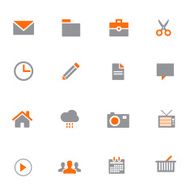 Web and business vector icon set