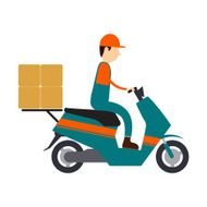 vector character logistic and shipping business