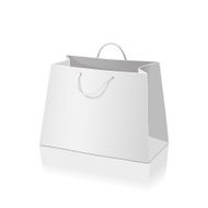 White Paper Shopping Bag