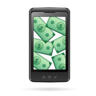 Smart phone with bills for electronic payment