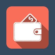 wallet vector icon N3