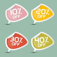 Discount labels set N2