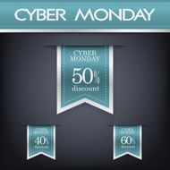 Cyber monday sales web elements N9