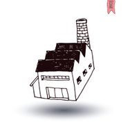 Factory icon vector illustration N2