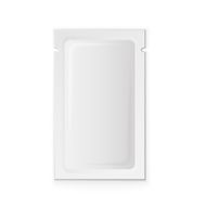 Blank white plastic sachet N12