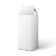 Milk Juice Beverages Carton Package Blank
