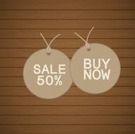 Price tag sale eco design illustration N2