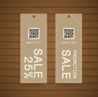 Price tag sale eco design illustration N4