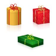colored boxes with gifts for the holiday N2
