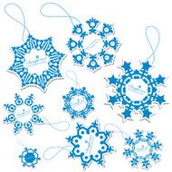 Set of christmas tags N6
