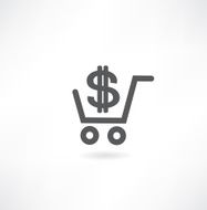 Vector shopping cart icons N2