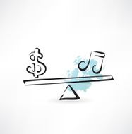 money and music icon