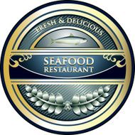 Seafood Restaurant Label