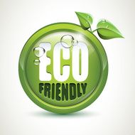 ECO friendly - glossy icon