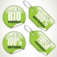 Bio stickers and tags