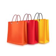 Colorful Shopping Bags Empty N6