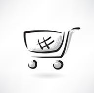 trolley grunge icon