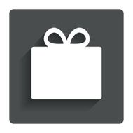 Gift box sign icon Present symbol N68