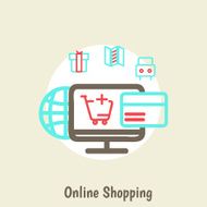 infographics background E-commerce N7