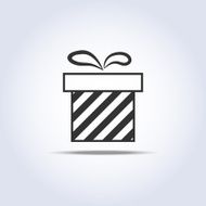 Vector icon of present box N3