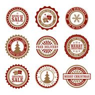 Christmas &amp; Boxing Day Retail Badges