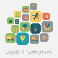 Logistic and packing icon N2