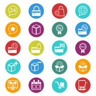 Business and shopping icon set N2