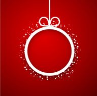 Paper christmas ball N4