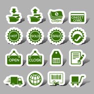 Internet sales interface icons
