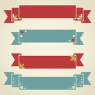 Christmas ribbons for text and sale